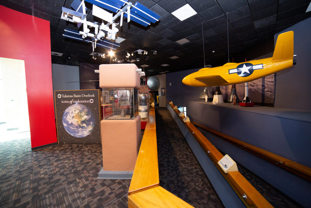 Icons of Exploration and Tularosa Basin Overlook Exhibit at the New Mexico Museum of Space History