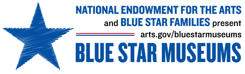 National Endowment for the Arts and Blue Star Families present arts.gov/bluemuseums Blue Star Museums Logo