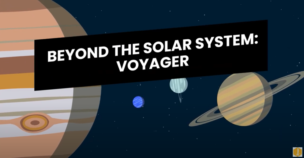 Beyond the Solar System: Voyager: with an illustration of Saturn, Jupiter, Uranus and Neptune