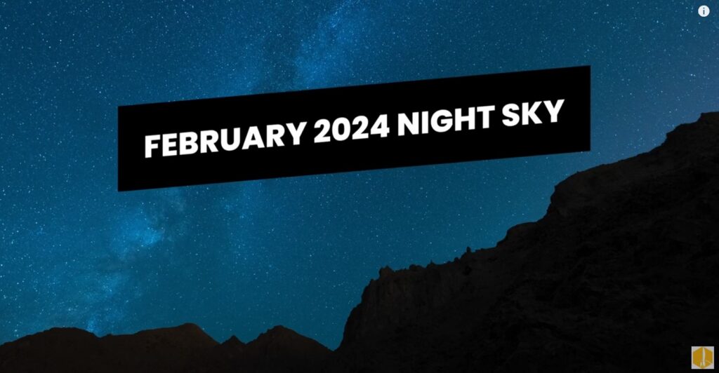 February 2024 Night Sky